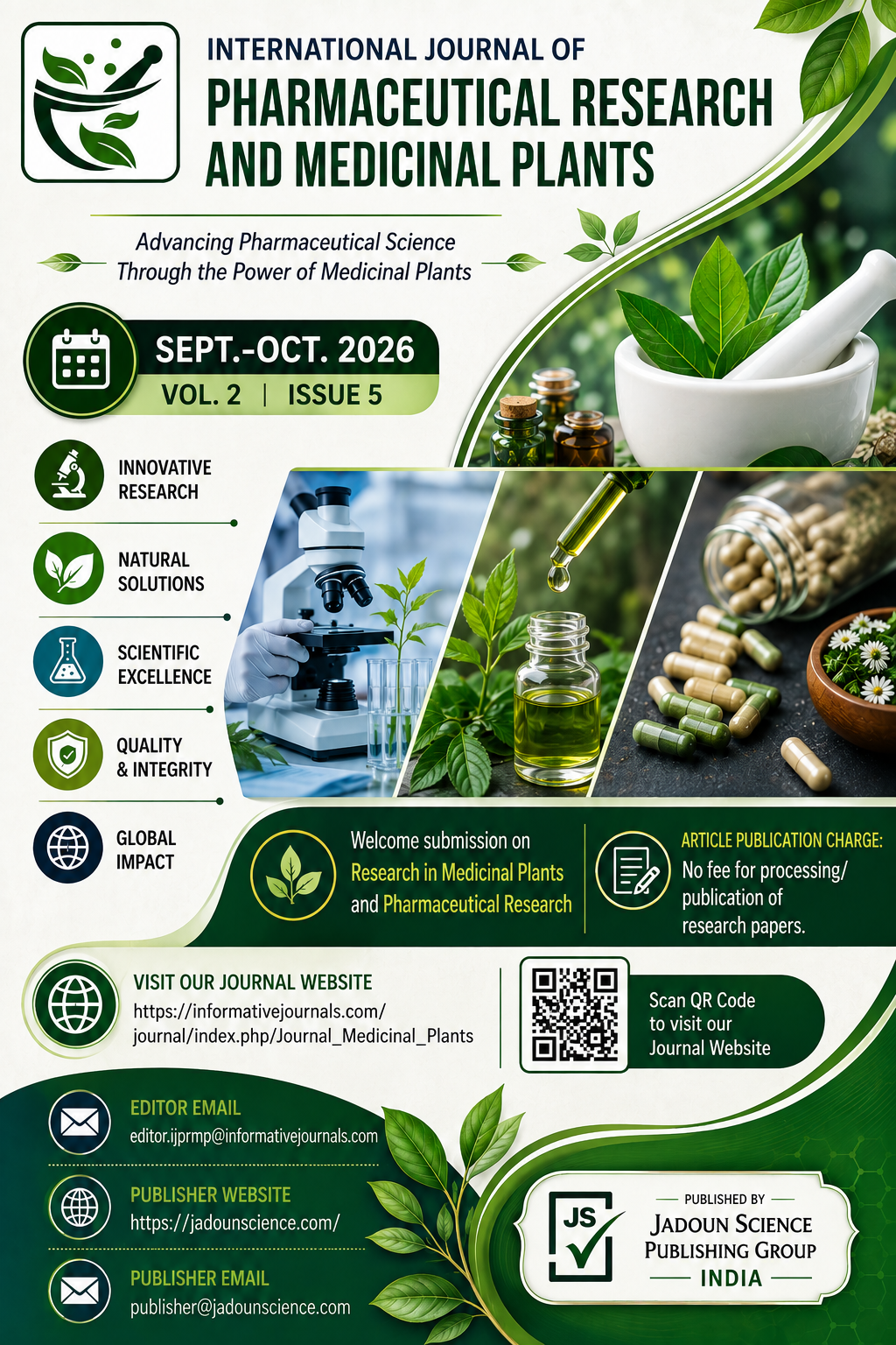 International Journal of Pharmaceutical Research and Medicinal Plants